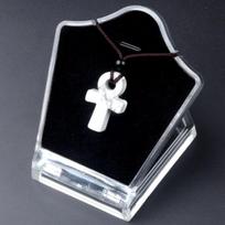 AnKa karoliai natūralaus akmens krištoliniai agatai Crux Ansata kryžius pakabukas moterims gimtadienio dovanų grandinėle 32cm 30x20mm