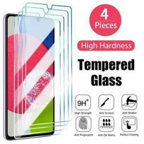 4PCS Tempered Glass For Samsung galaxy A52 A12 A32 A22 5G Screen Protector on Samsung galaxy A72 A51 A41 A31 A70 A40 clear glass Huawei P Smart 2019 gryna