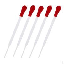 5 vnt. pipetės, pernešimo lašintuvas eteriniam aliejui, makiažui / laboratorijai, 14 cm / 5,5 colio white
