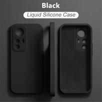 Prabangus matinis skysto silikono minkštas dėklas, skirtas Xiaomi Redmi Note 13 12 11 Pro Plus 12S 11S 13C 11A K70E Poco M5 M4 X6 X5 Pro 5G 4G smūgiams atsparus dangtelis For Xiaomi Poco M5 4G juoda