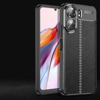 Skirta Poco C65 Dėklo dangtelis Xiaomi Poco C65 Dangtis Capas Naujas Smūgiams atsparus Šarvuotis Telefono Buferis Atgal TPU Minkšta oda Fundas Poco C65 For Poco C65 juoda