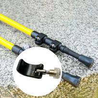 Reguliuojamas fiksavimo mechanizmas žygio lazdoms for 14mm Pipe