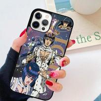 Bruno Bucciarati JoJo's Bizarre Adventure Phone Case Cover for iPhone 13 11 12 Pro Max mini XS XR X 8 Plus 7 SE 2020 6S 5S Coque iPhone 5 5s SE gray