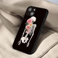 For iphone 13 Radiological human organs Skeleton skull art Case For iphone 11 12 13 Mini Pro Max X XS 7 8 Plus XR SE2020 Cover iphone13 pro max
