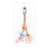 TPU love Paris Eifelio bokšto gėlių estetinis silikoninis telefono dėklas, skirtas Nokia 8 6 5 3 2 1 minkštas galinis dangtelis, skirtas Nokia 7 Plus X6 dėklui Nokia 8 black