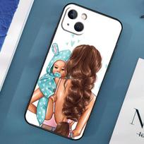 Mada Super Mama Dėklas iPhone 15 14 13 12 11 Pro Max XS X XR SE 2020 2022 7 8 Plus 12 13 Mini Dangtelis Šarvas iPhone 15