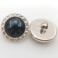 10 vnt./partija Madingi drabužių sagos 17,5/21/25 mm Aukso spalvos plastikinės sagos su kilpele Drabužių siuvimo reikmenys 17.5mm juoda