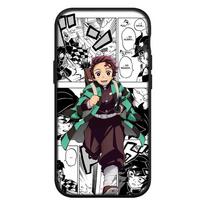 Dangtis skirtas iPhone 15 14 Xiaomi Redmi Note 13 12 11 Pro Max X 8 7 9 XR Samsung Galaxy S24 S23 OPPO Huawei Anime Demon Slayer Tanjirou Nezuko telefono dėklas for Huawei Nova 3 lubų spalva