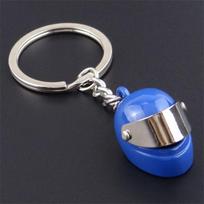 Nauji 3D Creative Simulation Motociklo Šalmo raktų pakabukai Mini Stereo Cap Modelis Kuprinės Raktų Pakabukas Vyriški Ornamentai Dovanos 1 pcs