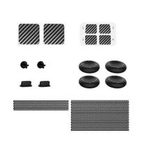 For Steam Deck Game Controller Dust Plug Game Console Thumbstick Cap Dust Net Protective Stickers Set Accessories