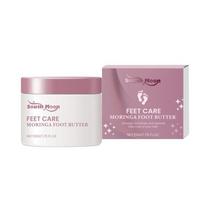 Premium Foot Care Cream with Intense Hydration and Healing Properties Moringa Moisturizing Foot Cream white