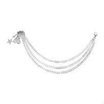 Shoe Chain Accessories with Lobster Clasp Crafts Embellishments Shoelace Charm white