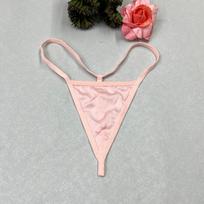 „Seksualūs trikampiai stringai moterims ir vyrams – yra didelio dydžio“ Pink Satin. Average size 80 to 160 catties rožinė