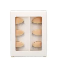 3 Pairs Replacement Eyelids for Mannequin Head Eyelash Extension Practice Removable Eyelids with white