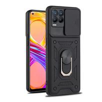For Realme 8 Pro Case Camera Protection Armor Phone Cover For Oppo Realme 8 Realme8 Pro 8Pro Magnetic Holder Ring Cover Coque For Realme 8 6.4inch juoda
