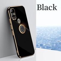 Žiedo laikiklio stovas dėklas Motorola Moto G60 G50 G30 G20 G10 G22 G52 E20 Edge 20 G9 Play Plus dengtas silikoninis dangtelis Moto G60 (G40Fusion)