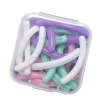 24Pieces Eyelash Curler Refills Pads Soft Silicone Eyelash Curler Replacement Refills Pads for Universal Eyelash Curler 1 white