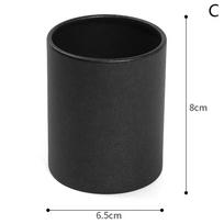 Mini Gėlių Dėžutė Apvalus Rožių Puokštės Kibiras Dėžutės Vestuvių Šventės Stalo Puošmena 8*6.5cm juoda