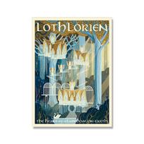 Viduržemio pasaulio kraštovaizdis Lotr Plakatai Spaudiniai Tolkien Sienų Menas Drobės Tapyba Sieniniai Paveikslai Kelionės Dovana Svetainei Namų Dekoras 21cm×30cm NoFrame