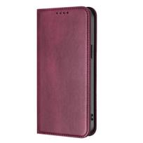 For Motorola Moto Thinkphone 25 E40 E32 E30 E22 E20 E15 E14 E13 Luxury Retro Leather Magnetic 2 Cards Holder Wallet Flip Cover Moto Thinkphone 25 vyno raudonos spalvos