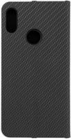 OEM atverčiamas dėklas Huawei Y6 2019 Luna Book Carbon juodas
