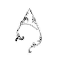 Retro Punk Elf Dragon Ear Cuff: Unique Alloy Cat & Bat Design, No Piercing Required