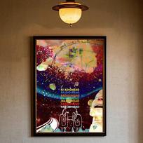 Art Rock Grupės Radiohead Muzikos Plakatas menas lipnus sieninis vandeniui atsparus namų svetainės miegamojo baro estetinė dekoracija 21cm×30cm NoFrame