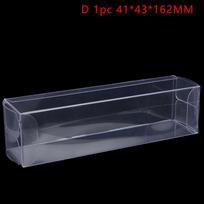 Plastikinė skaidri permatoma PVC dėžutė saldainiams / šokoladui / žaislams / papuošalams / demonstracinėms dėžutėms laikyti, vestuvių vakarėliui, dovanų pakavimo dėžutė 1pc 41*43*162MM