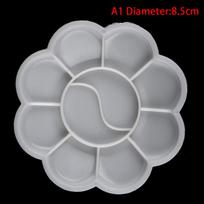 Paletė Art Alternatives Dažų padėklas Menininko akvarelė Plastikinė paletė Pigmentas 8.5cm