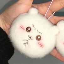 Kawaii Chiikawa raktų pakabukas mielas animacinis Hachiware Anime Usagi pliušinis lėlės kuprinės pakabukas Kūrybingos poros mergaičių dovanos
