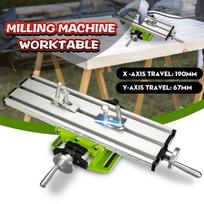 adjustment Multifunction Table Milling Machine Drill Vise Bench Fixture Adjustment Worktable for Drill Bracket And Mini Drill 310 x 90 x 70MM