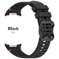 Silikoninis dirželis Samsung Galaxy Watch 8 Classic 46mm 40mm 44mm Juosta Laikrodžio dirželis Reguliuojamas silikoninis riešo diržas Watch8 Priedai Galaxy Watch 8 44mm juoda