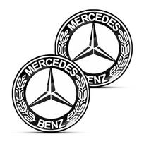Automobilio spynos rakto skylutės lipdukai Durų spynos apsauga Automobilio 3D lipdukai Mercedes Benz AMG C180 C200 C260 C300 W108 W124 W126 W140 W168 W169 CLA 2Pcs benz