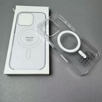 Originalus animacinis magnetinis dėklas iPhone 16 15 14 13 12 Pro Max, skaidrūs kieti PC dėklai Magsafe belaidžio įkrovimo dangteliui For iPhone 13 Pro gryna