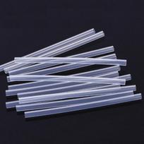 13cm aliuminio folijos baliono pripūtimo/išleidimo šiaudelis su permatomu plastikiniu vamzdeliu priedu gray
