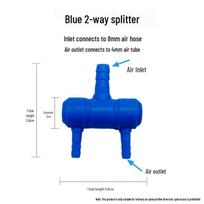 Multi-Way Aquarium Air Pump Splitter and Oxygen Tube Connector