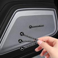 Automobilio Garso Apdaila Ženkliukas Modifikuotas Logotipas Garso Lipdukai Mercedes benz AMG W204 W203 W212 W211 W124 W210 GLC GLE E CLA GLA W205 W211 W213 2pcs