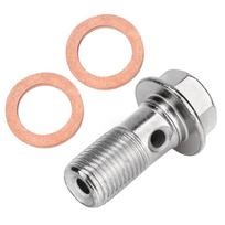 10mm M10x1.00 Motociklo Varžtas Žarnos Varžtas Stabdžių Siurbliui Tinka Suzuki Honda Kawasaki Yamaha