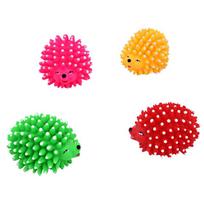 New Little Hedgehog Pet Dog Toy Cartoon Sound Squeezing Pet Chewing Game Random Color Easy To Clean Outdoor Interactive Toy