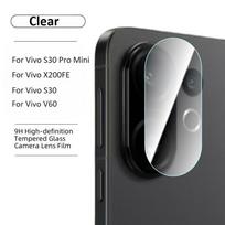 Skirta Vivo X200FE V60 S30 Pro Mini Skaidri Matinė Matinė Anti-spy Grūdintas Stiklas Skirta Vivo x200fe v60 s30 s30pro mini Metalinis Žiedas Kamera Objektyvo Plėvelė For Vivo S30 Pro Mini