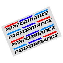 4 vnt. Automobilio durų rankenėlės lipdukas Performance Auto ženklelis Kėbulo lipdukas BMW M3 M5 M6 X1 X3 X5 E34 E39 E36 E60 E90 E46 F30 Automobilio prekės juoda