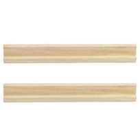 2 vnt. mediniai domino padėklai plytelėms žaidimo laikiklis domino stelažai padėklų laikiklis domino plytelėms Meksikietiškas traukinys 19x1.8x2.1cm