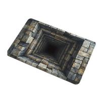 3D Skylės Kilimas Realistiškas Optinės Iliuzijos Kilimas Juokingas Bedugnės Durų Kilimėlis Sugeriantis Neslystantis Grindų Kilimėlis voniai, svetainei, prieškambariui 40*60cm F