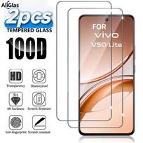 2Pcs Premium Tempered Glass for VIVO V50 Lite Screen Protector for Vivo V30 40 SE 50 Lite 60 Lite Easy Installation Film For VIVO V23 Pro gryna