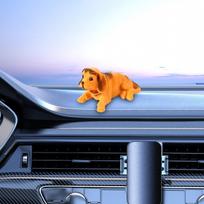 Automobilio Dekoracija Linkčiojantis Šuo Prietaisų Skydelio Ornamentai Žaislai Mylimojo Dovana Vaikų Žaislas Aukštas Imitavimas Yellow