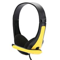 Ear Wired Gaming Headset With Mic Microphones Headphones For Mobile Phone geltona