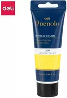 Akriliniai dažai DELI Finenolo 75ml, citrinų geltonumo