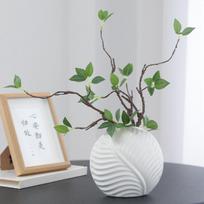 44CM Artificial Green Plants Withered Branches Home Decorations Green Leaves Withered Vines Flower Arrangements Decoration One Size žalia