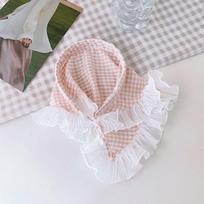 Lazy Person Lace Headscarf Triangle Headscarf Hairhoop Sun Protection Headscarf 8