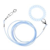 Elastingas papūgų dresavimo pavadėlis Paukščių grandinėlė nuo skraidymo Nauja paukščių kojų apyrankė Paukščiams No.5 Foot Chain mėlyna